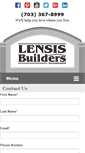 Mobile Screenshot of lensisbuilders.com