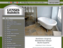 Tablet Screenshot of lensisbuilders.com